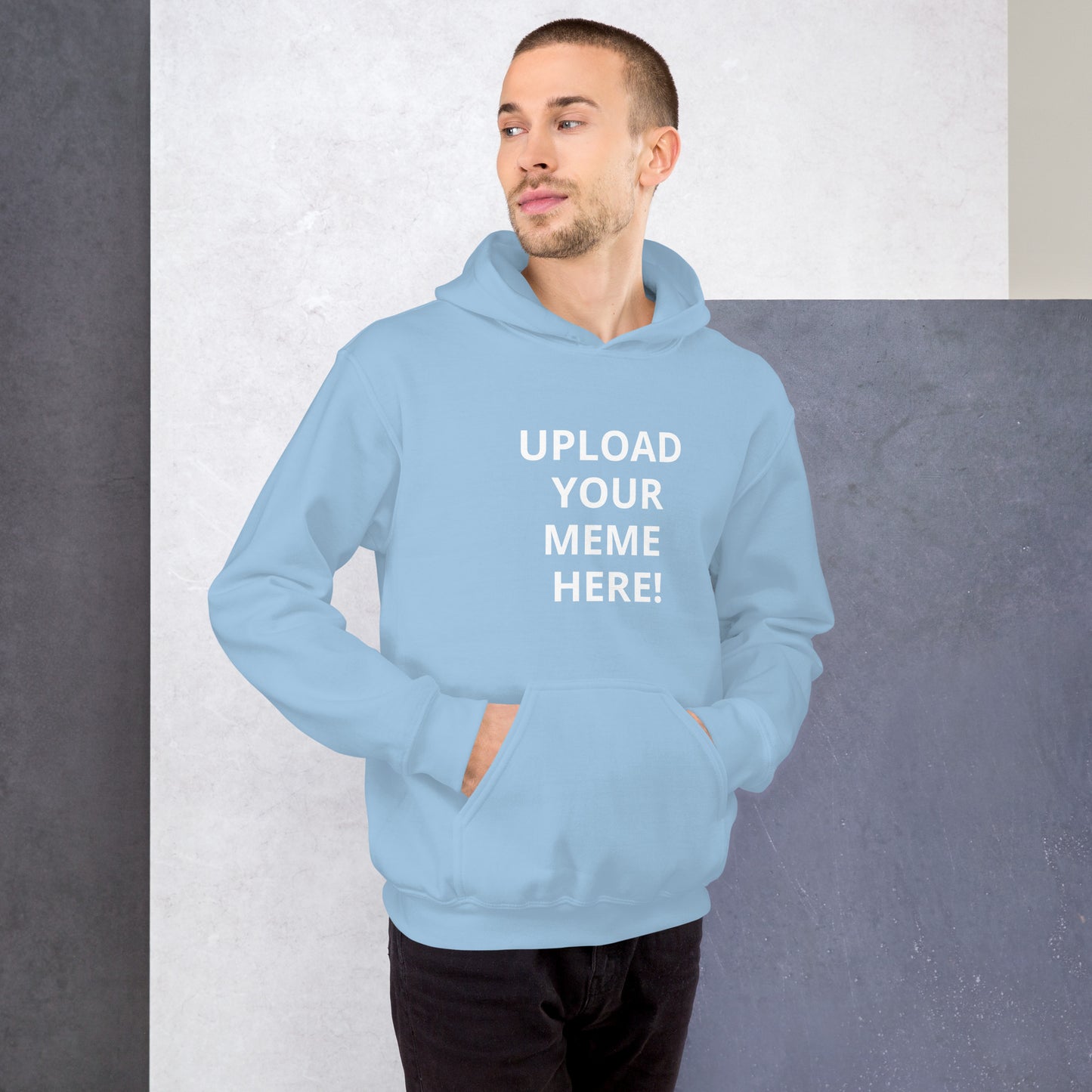 MemeDrip Customizable Gildan 50/50 Hoodie