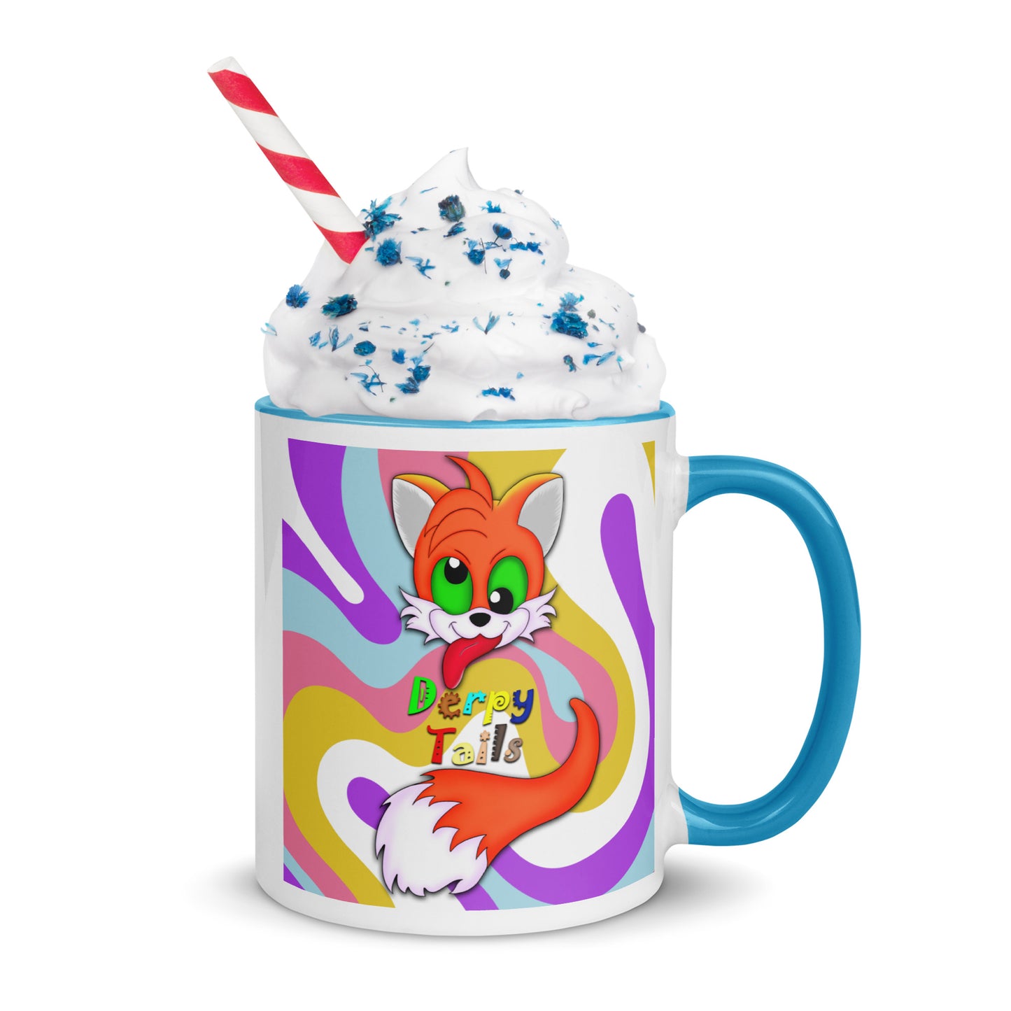 Derpy Tails Mug with Color Inside