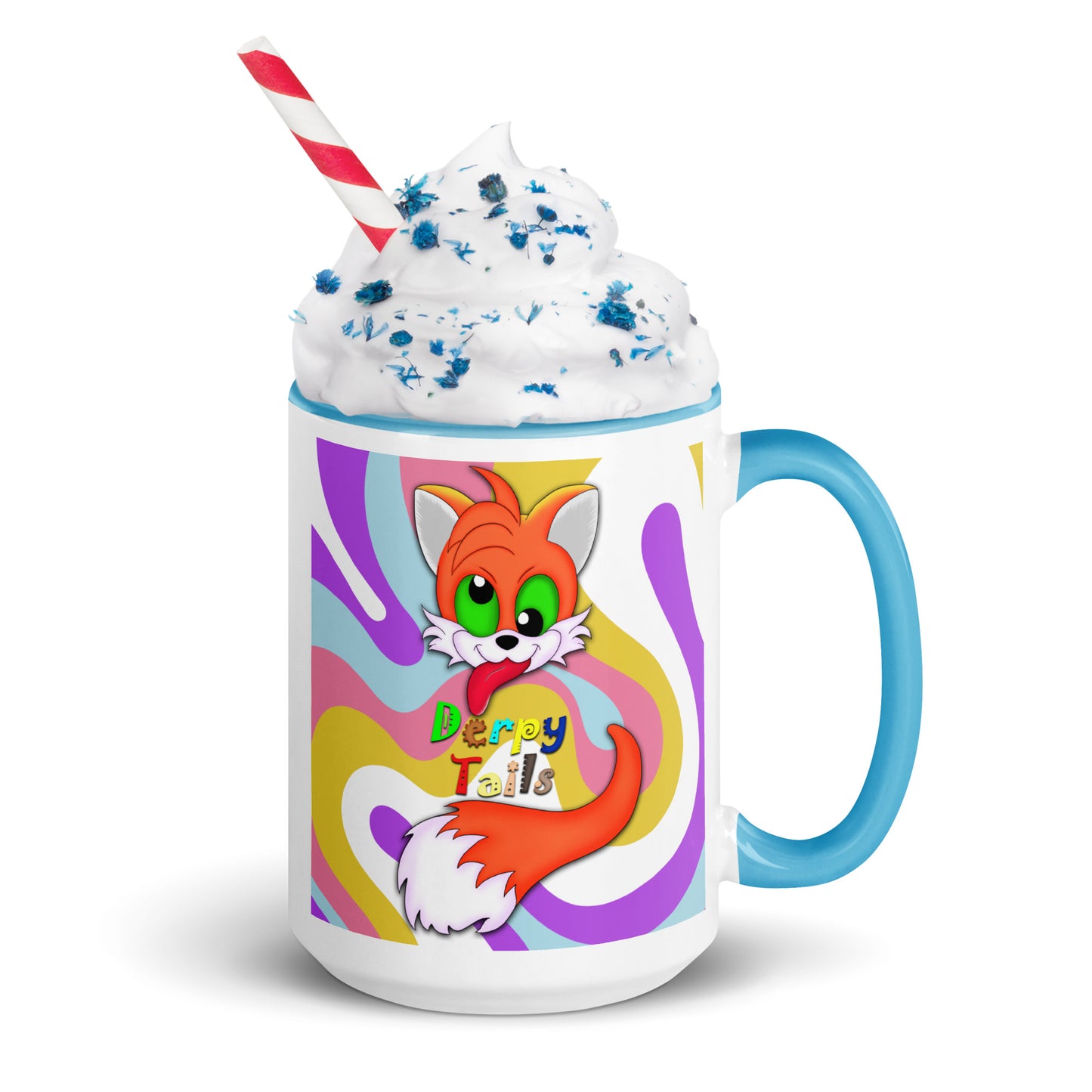 Derpy Tails Mug with Color Inside