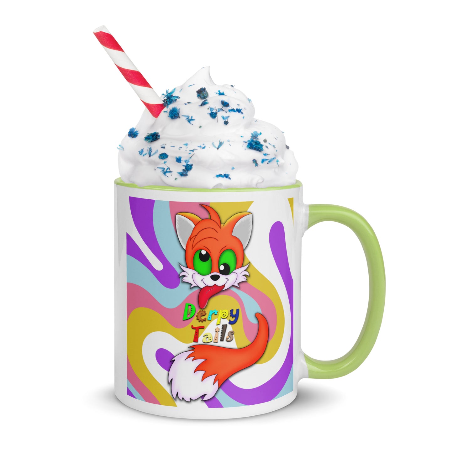 Derpy Tails Mug with Color Inside