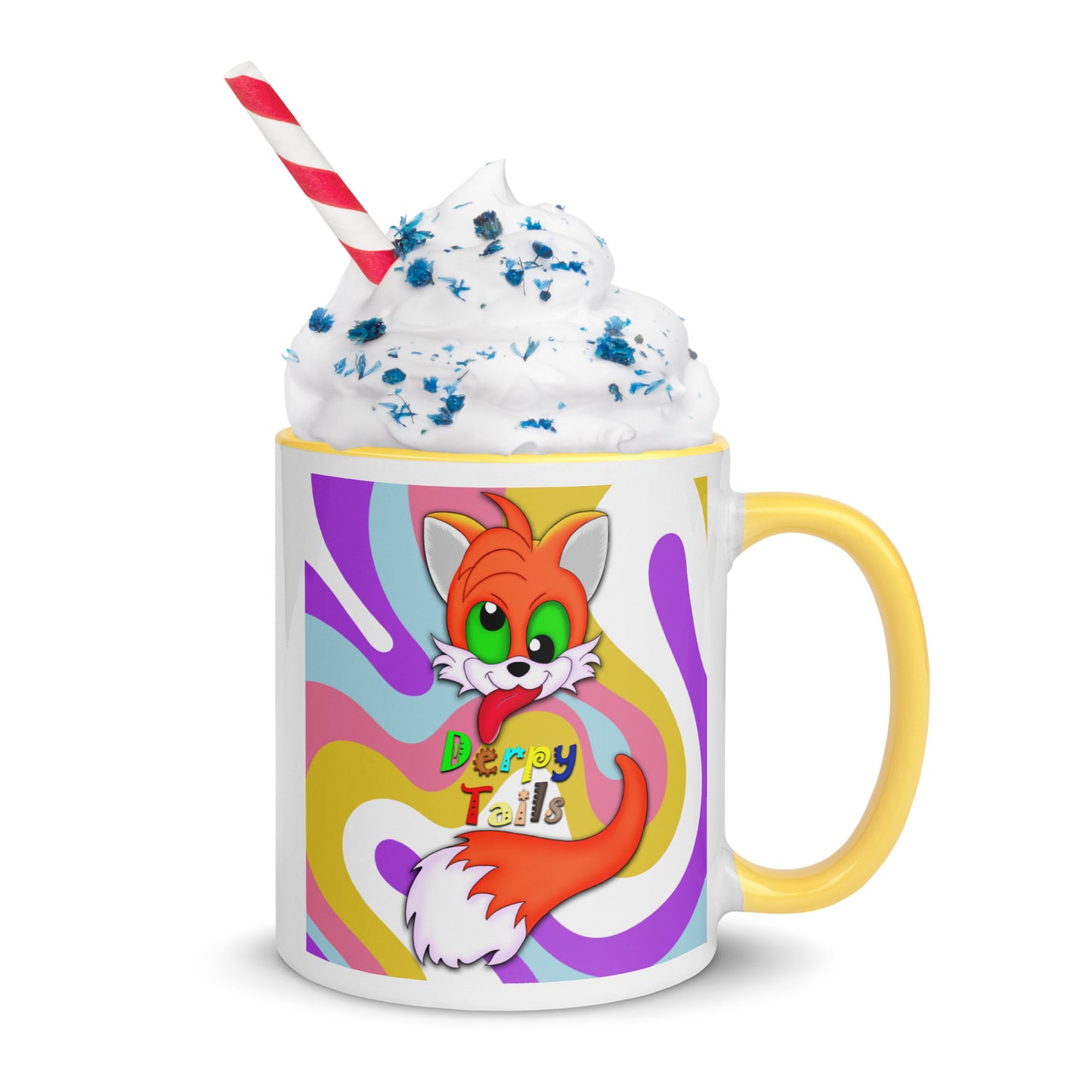 Derpy Tails Mug with Color Inside